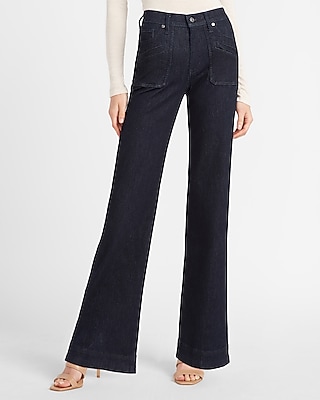 women's straight wide leg jeans