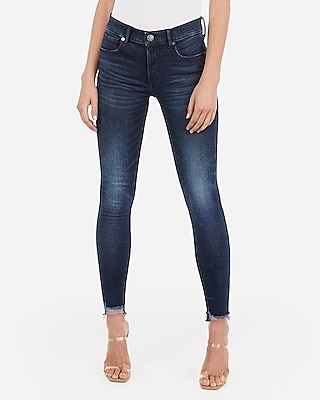 raw ankle jeans