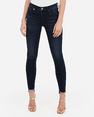 mid rise denim jeans