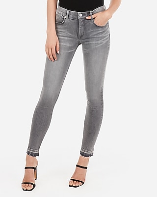 grey ankle jeans