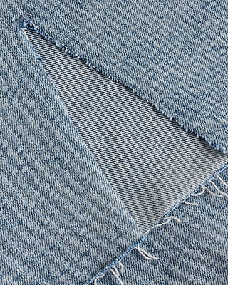 Mid Rise Light Wash Front Vent '70s Flare Jeans