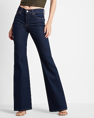 Mid Rise Rinse '70s Flare Jeans