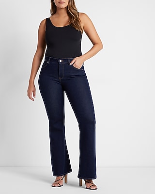 Mid Rise Rinse '70s Flare Jeans