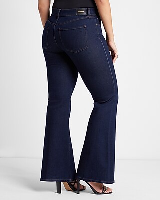 Mid Rise Rinse '70s Flare Jeans