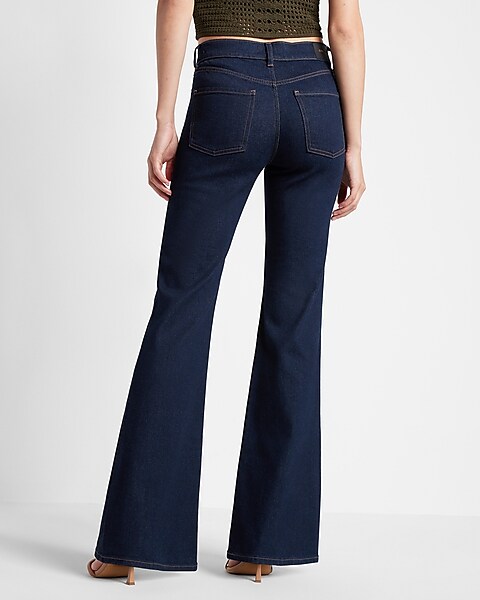 Mid Rise Rinse '70s Flare Jeans
