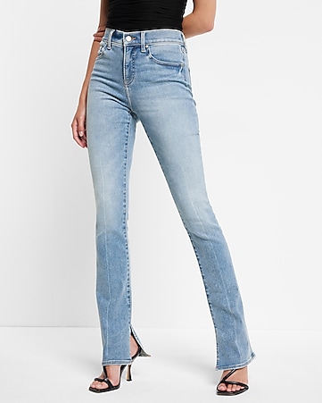 Seam Detail Skinny Jeans - Light Vintage