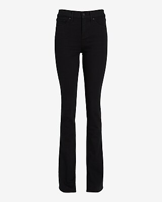Mid Rise Black Skyscraper Jeans