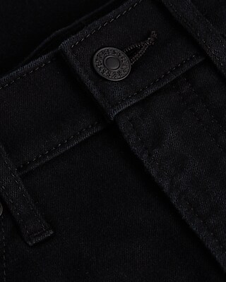 Mid Rise Black Skyscraper Jeans