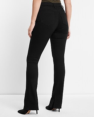 Mid Rise Black Skyscraper Jeans