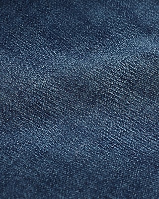 Mid Rise Dark Wash Front Vent Skyscraper Jeans