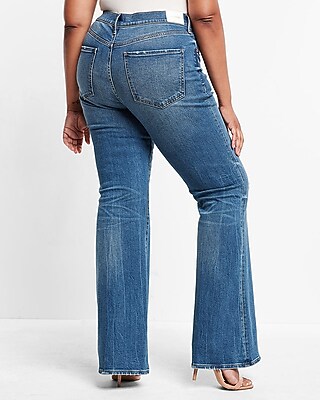 EX- MR 70s FLARE MAVERICK 9111514:MEDIUM DENIM 22:0 SHORT