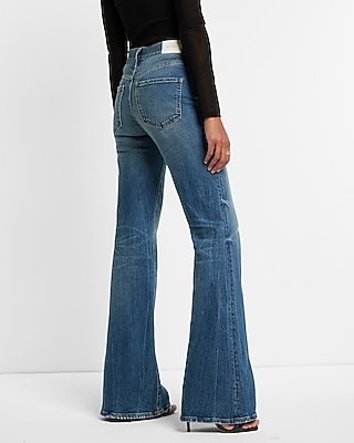 EX- MR 70s FLARE MAVERICK 9111514:MEDIUM DENIM 22:0 SHORT