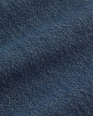 Mid Rise Medium Wash Raw Hem '70s Flare Jeans