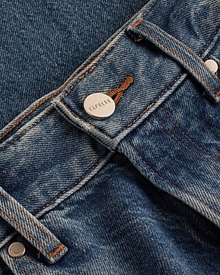Mid Rise Medium Wash Raw Hem '70s Flare Jeans