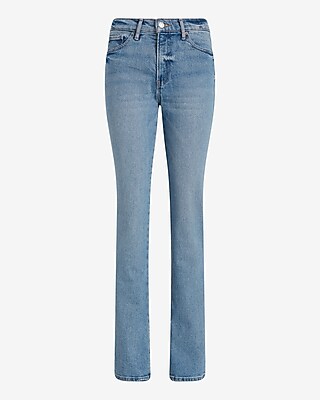 Mid Rise Light Wash Skyscraper Jeans