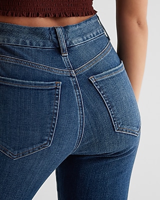 Mid Rise Dark Wash FlexX Skyscraper Jeans