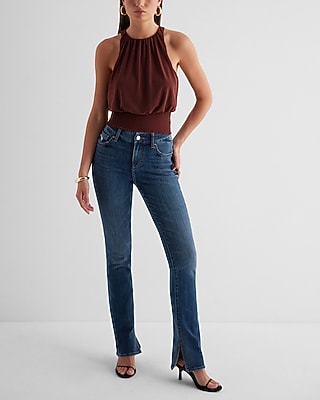 Mid Rise Dark Wash FlexX Skyscraper Jeans