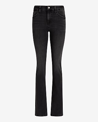 Mid Rise Washed Black FlexX Skyscraper Jeans