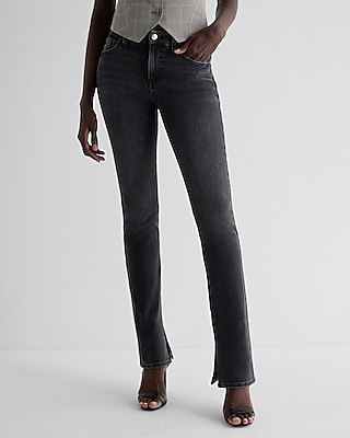 Mid Rise Washed Black FlexX Skyscraper Jeans