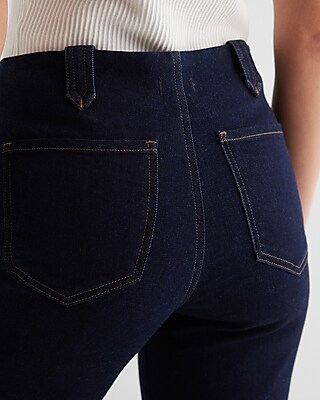 Mid Rise Rinse Exposed Zipper '70s Flare Jeans