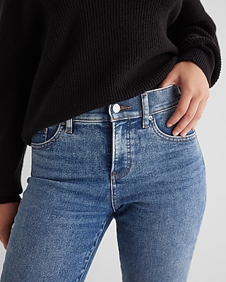 Mid Rise Medium Wash '70s Flare Jeans