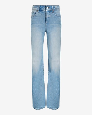 Mid Rise Light Wash '70s Flare Jeans