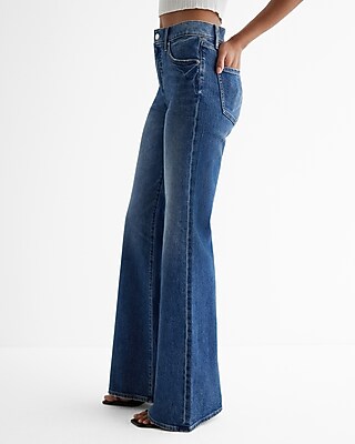 EX - MR 70s FLARE QUINCY 9112336:DARK DENIM 29:2 SHORT