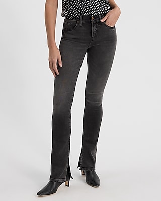 Mid Rise Washed Black Hyper Sculpt Skyscraper Jeans