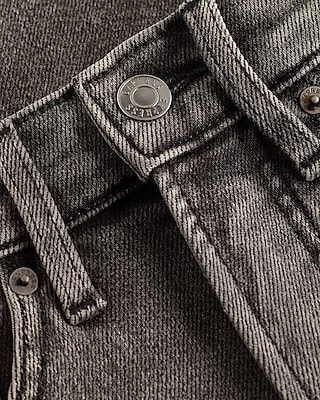 High Waisted Washed Black '70s Flare Jeans