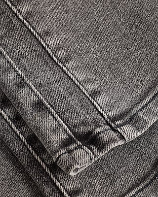 High Waisted Washed Black '70s Flare Jeans