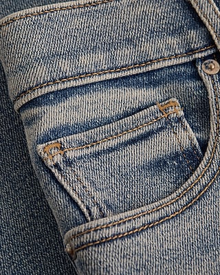 High Waisted Light Wash '70s Flare Jeans