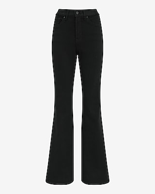 High Waisted Stay Black '70s Flare Jeans