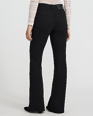 High Waisted Stay Black '70s Flare Jeans
