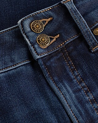 High Waisted Dark Wash '70s Flare Jeans