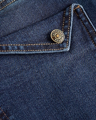 High Waisted Dark Wash '70s Flare Jeans