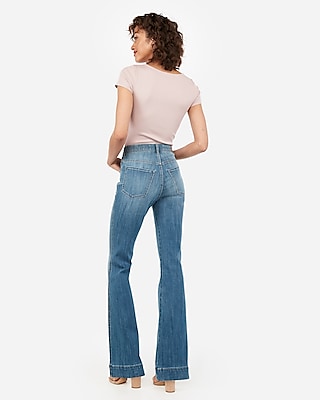 express bell flare jeans