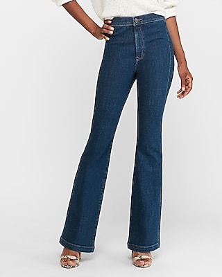 super stretch flare jeans