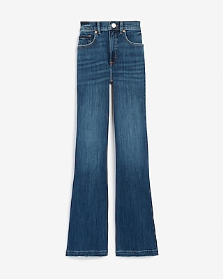 express bell flare mid rise jeans