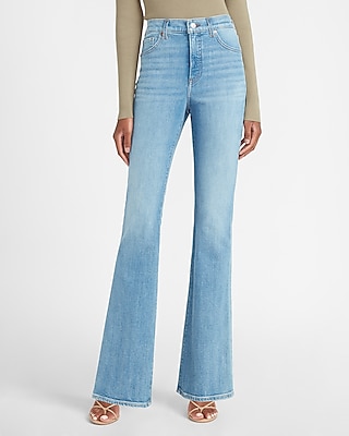 women's high waist bell bottom jeans