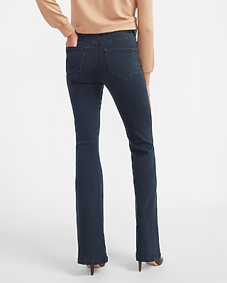 High Waisted Dark Wash Flare Jeans