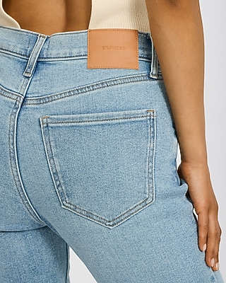 High Waisted Light Wash Skinny Jeans