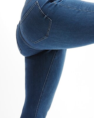 High Waisted FlexX Medium Wash Skinny Jeans