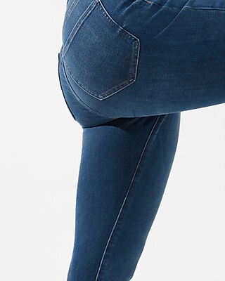 High Waisted FlexX Medium Wash Skinny Jeans