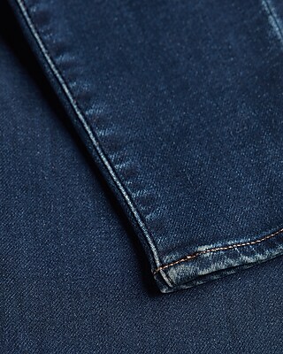 High Waisted Supersoft Knit Dark Wash Skinny Jeans