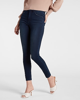 high waisted extra supersoft medium wash skinny jeans
