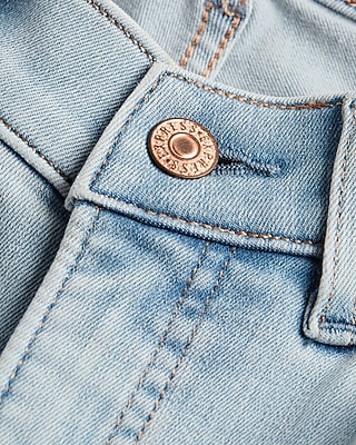 Low Rise Light Wash Skinny Jeans