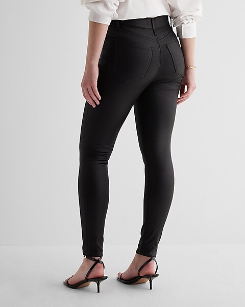 Buy Black Coated Skinny Jeans from Next USA