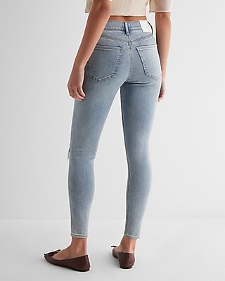 EX - MR SKINNY HALSTON D 9111955:LIGHT DENIM 21:16 LONG
