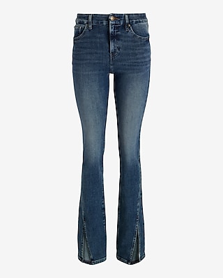 Mid Rise Medium Wash Twist Seam FlexX Skyscraper Jeans