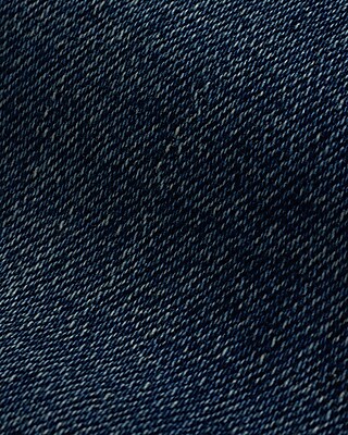 Mid Rise Dark Wash Raw Hem Skinny Jeans